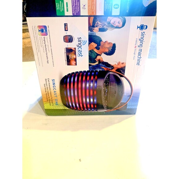Singing Machine SingCast One  w/Wireless Microphone- Black (SEE PHOTOS) - Picture 4 of 13